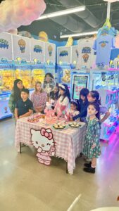 Hello Kitty themed kids birthday party
