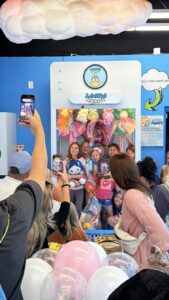 Parents collecting memories